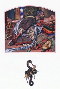 Afridi love, illustration from The Garden of Kama (and other lyrics from India) by John Byam Liston Shaw