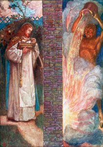 Christ and the Devil by John Byam Liston Shaw