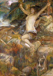 Diana of the Hunt by John Byam Liston Shaw