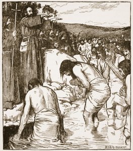 The Baptism at Tara, illustration from 