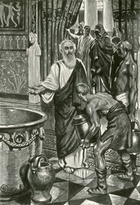 They Filled the Great Vessel of Silver with Pure Water
