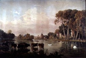 The Ferry at Twickenham by John Byrne