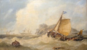 Morning after a Gale off the Yorkshire Coast by John Callow