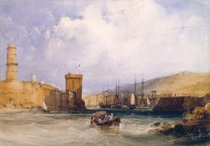 The Entrance to Marseilles Harbour by John Callow