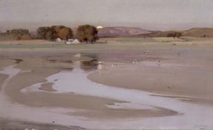 Kintallen Mill, Moonrise by John Campbell Mitchell