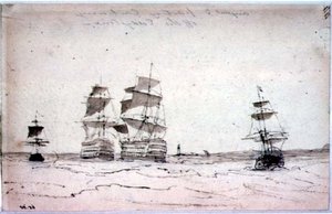 Parting Company off the Eddystone