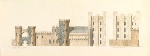 North Aspects of Lea Castle and West Aspect of Wolverly, Cookly, Worcestershire