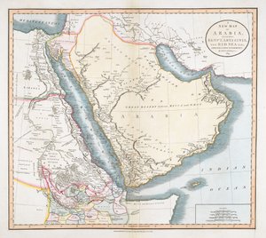A New Map of Arabia, Including Egypt, Abyssinia, the Red Sea, etc.