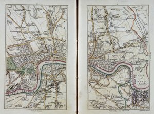 Map of East London, plates 20-21, from 