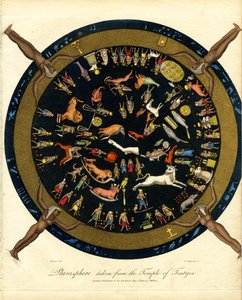 Planisphere from the Temple of Dendera by John Chapman