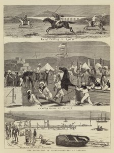 The Occupation of Cyprus, Sketches at Larnaca by John Charles (after) Dollman