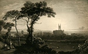 East View of The City of Canterbury by John Charles Varrall
