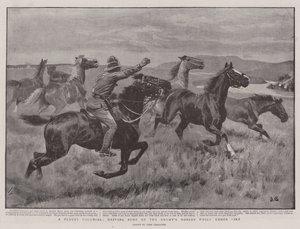 A Plucky Colonial, driving some of the Enemy
