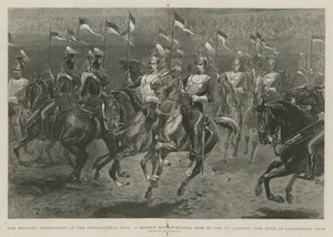 A double double musical ride by the 17th Lancers