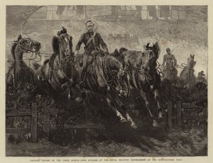 Cavalry Display by the Third (King