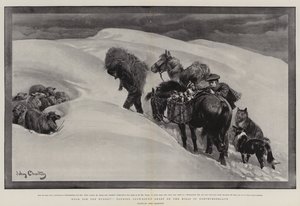 Food for the Hungry, Tending Snow-bound Sheep on the Hills in Northumberland by John Charlton