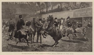 Horse-Show at the Agricultural Hall, Ponies in the Ring by John Charlton