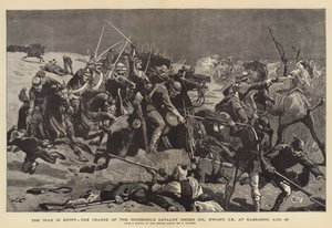 The War in Egypt, the Charge of the Household Cavalry under Colonel Ewart, at Kassassin, 28 August