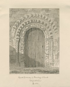 Armitage Church - South Doorway by John Chessell Buckler