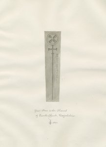Enville Church - Gravestone by John Chessell Buckler