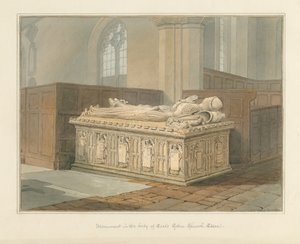 Earls Colne Church - Monument by John Chessell Buckler