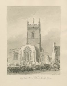 Gnosall Church by John Chessell Buckler