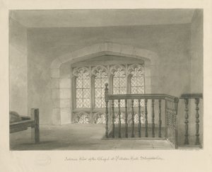 Pillaton Hall - Interior of Chapel, 1841 by John Chessell Buckler