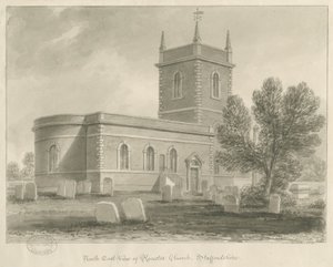 Rocester Church by John Chessell Buckler