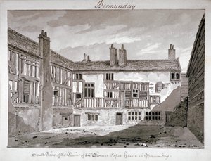 South view of the remains of Thomas Pope