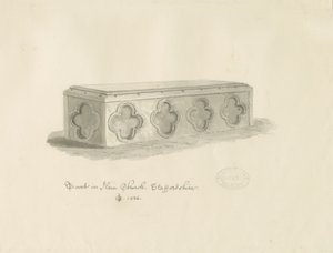 Tomb in Ham Church by John Chessell Buckler