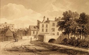 View of the Mill Pond Bridge, Bermondsey