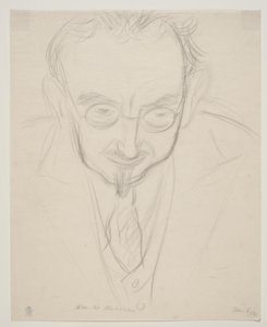The Geographer, Professor G. Hatt. Bust Portrait Facing Forward by John Christensen