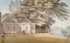 Isleworth, Middlesex, 1787 by John Claude Nattes