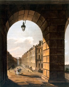 Street Scene, Bath by John Claude Nattes