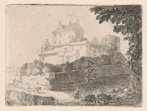 Dalhousie Castle I by John Clerk, of Eldin