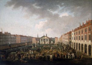 Covent Garden Piazza and Market by John Collet