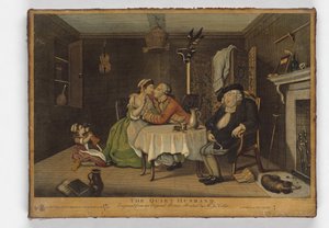 The Quiet Husband, Print Made by John June, c.1768 by John Collet