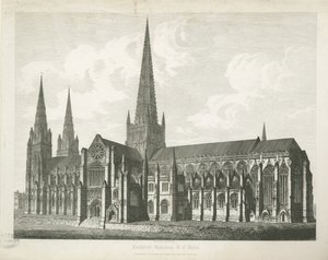 Lichfield Cathedral - South East View by John Coney