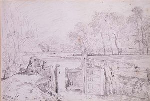 A Lock on the Stour by John Constable