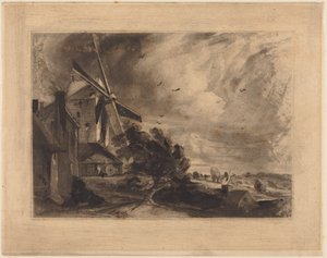 A Mill by John Constable