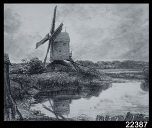 A Mill on the Banks of the River Stour by John Constable