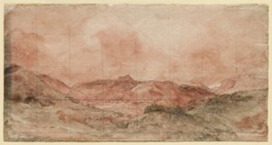 Bow Fell and Langdale Pikes by John Constable