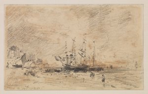 Colliers on the Beach at Brighton, 14 October 1825