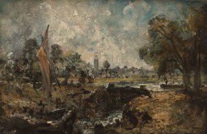 Dedham Lock by John Constable