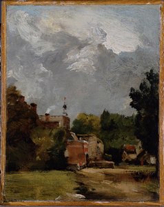 East Bergholt Church from Church Street