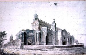 East Bergholt Church: the Exterior from the South-west by John Constable