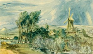 Ford Road and Rope Walk Showing the Windmill, near Folkestone
