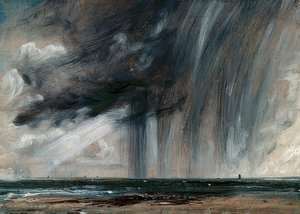 Storm Over the Sea, c. 1824-26 by John Constable