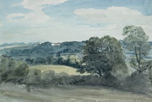 Landscape with Buildings in the Distance