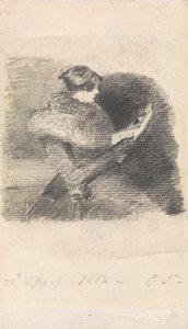 Mary Constable Reading by John Constable